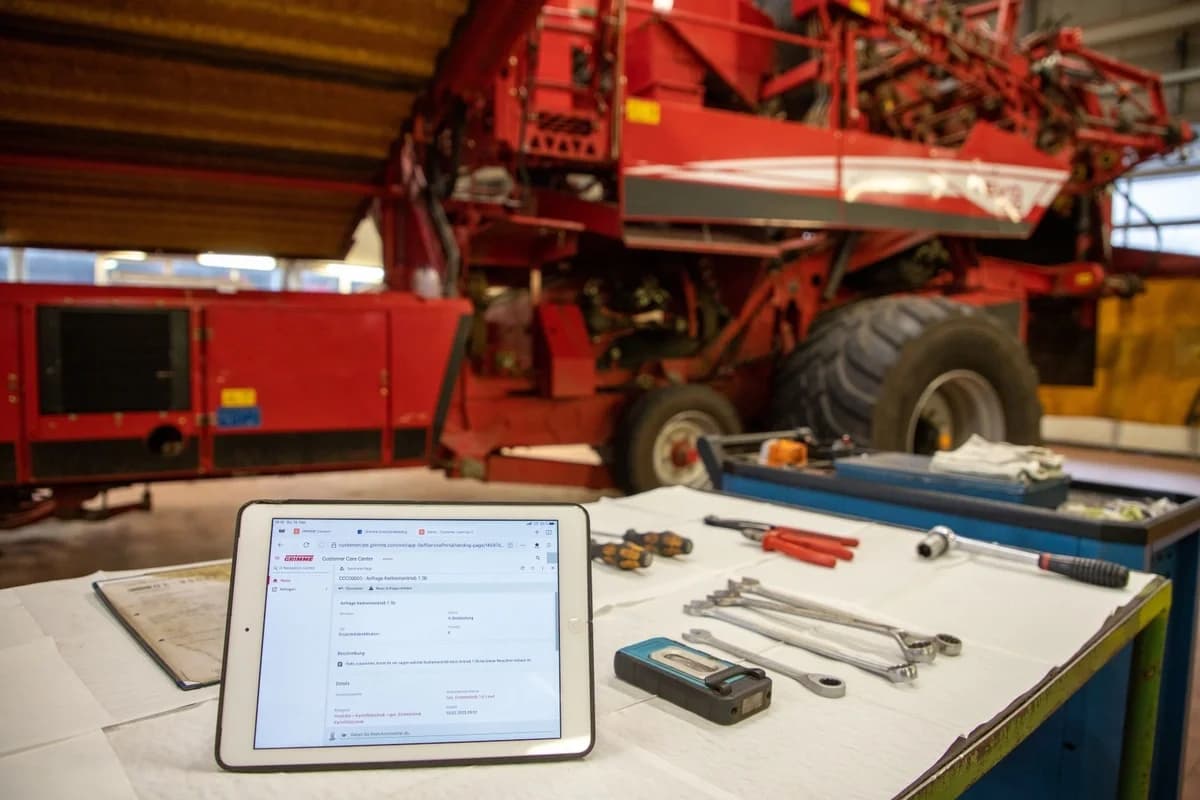 GRIMME Transfer declaration and Warranty Claims – Quick and easy digital machine transfer