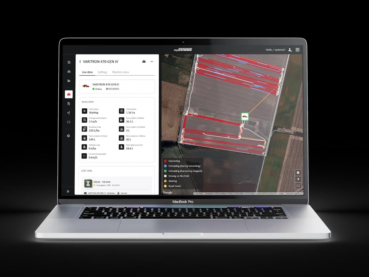 Informations en temps réel sur tes machines